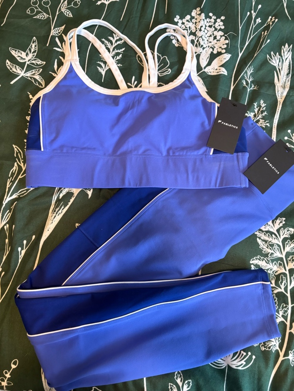 Fabletics Workout Set - Medium Impact Sports Bra and Pocket Leggings